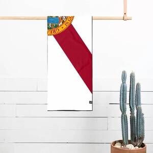 NEW SLOWTIDE florida flag quick dry towel in red